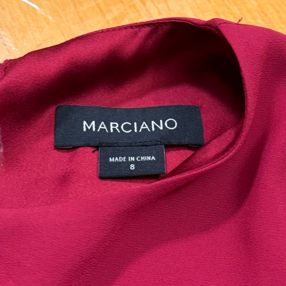 Marciano Red Asymmetrical Romper/Jumpsuit - Picture 5 of 6